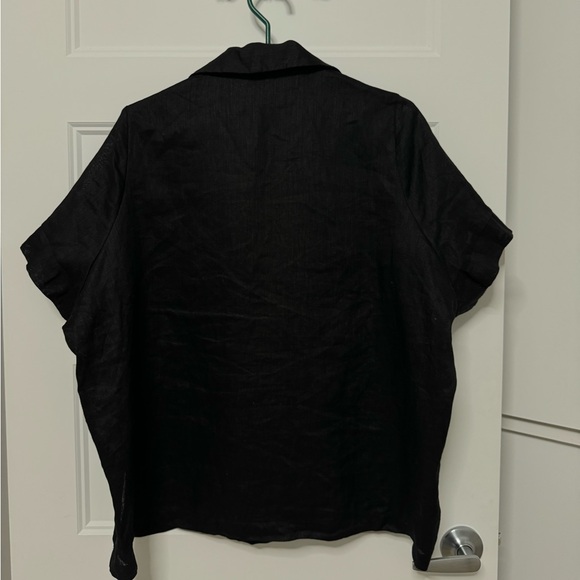 DISSH Campbell Black Linen Shirt - Picture 2 of 4
